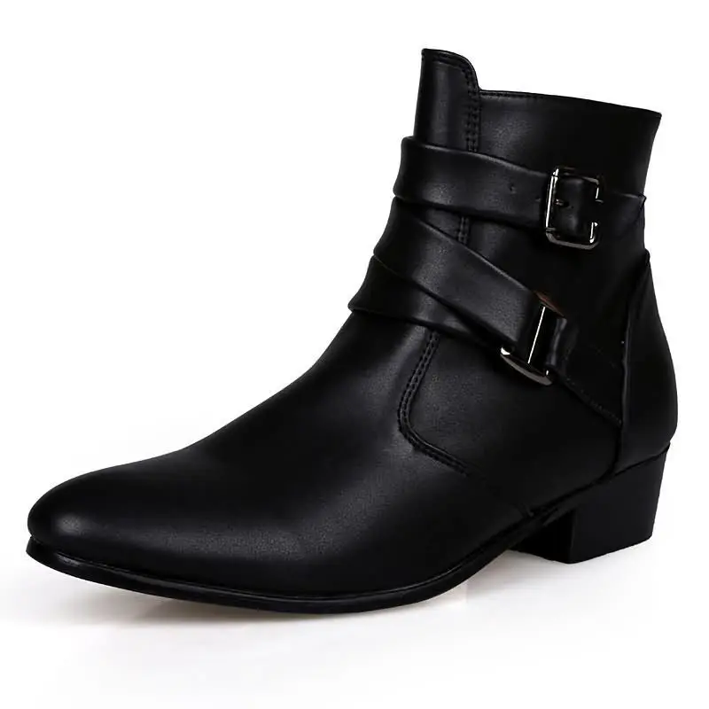 New Men's Boots Leather Chelse - Sewing Nylon avaliação e preço