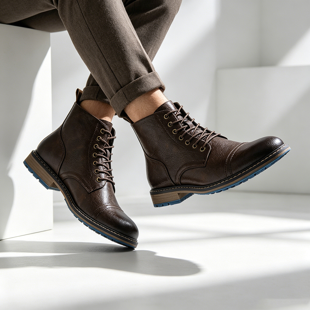 Ankle Boots 2026 Brand Casual  - Sewing Garment avaliação e preço