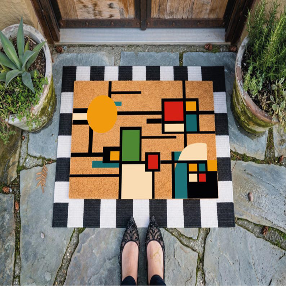 Mid Century Modern Doormat Col - Century Textile & Sewing Supply Hours avaliação e preço