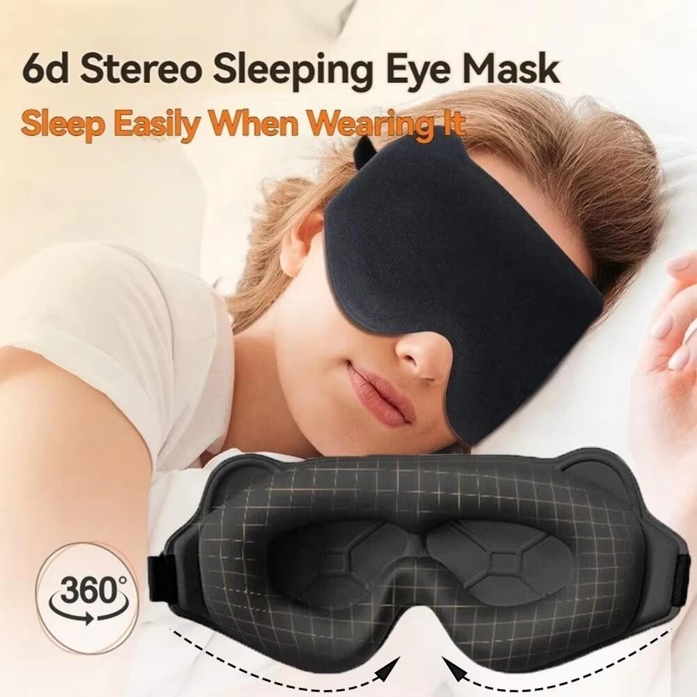 New 3D Sleep Eye Mask Stereosc - Sewing Cotton avaliação e preço