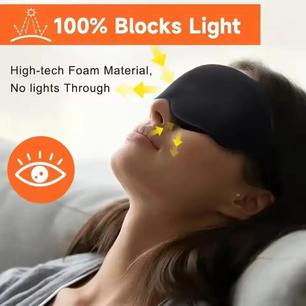 New 3D Sleep Eye Mask Stereosc - Sewing Cotton avaliação e preço