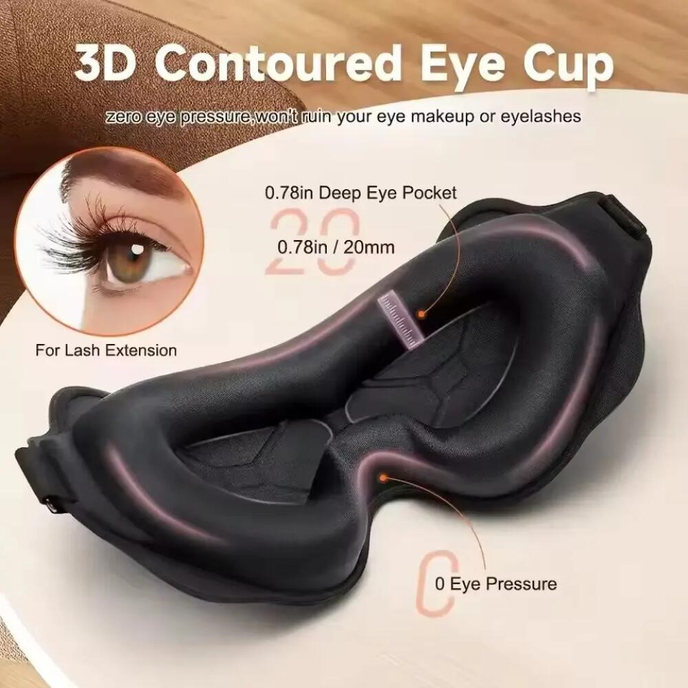 New 3D Sleep Eye Mask Stereosc - Sewing Cotton avaliação e preço