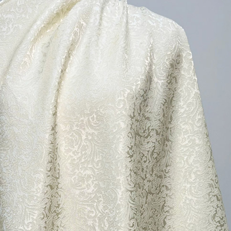 Pre-cut Beige Damask Jacquard  - Textile Sewing Patterns avaliação e preço