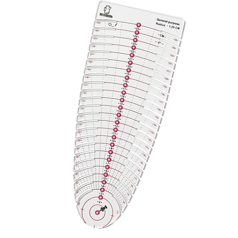 39BB Clear Scale Acrylic Measu - Is Sewing Textile Art avaliação e preço