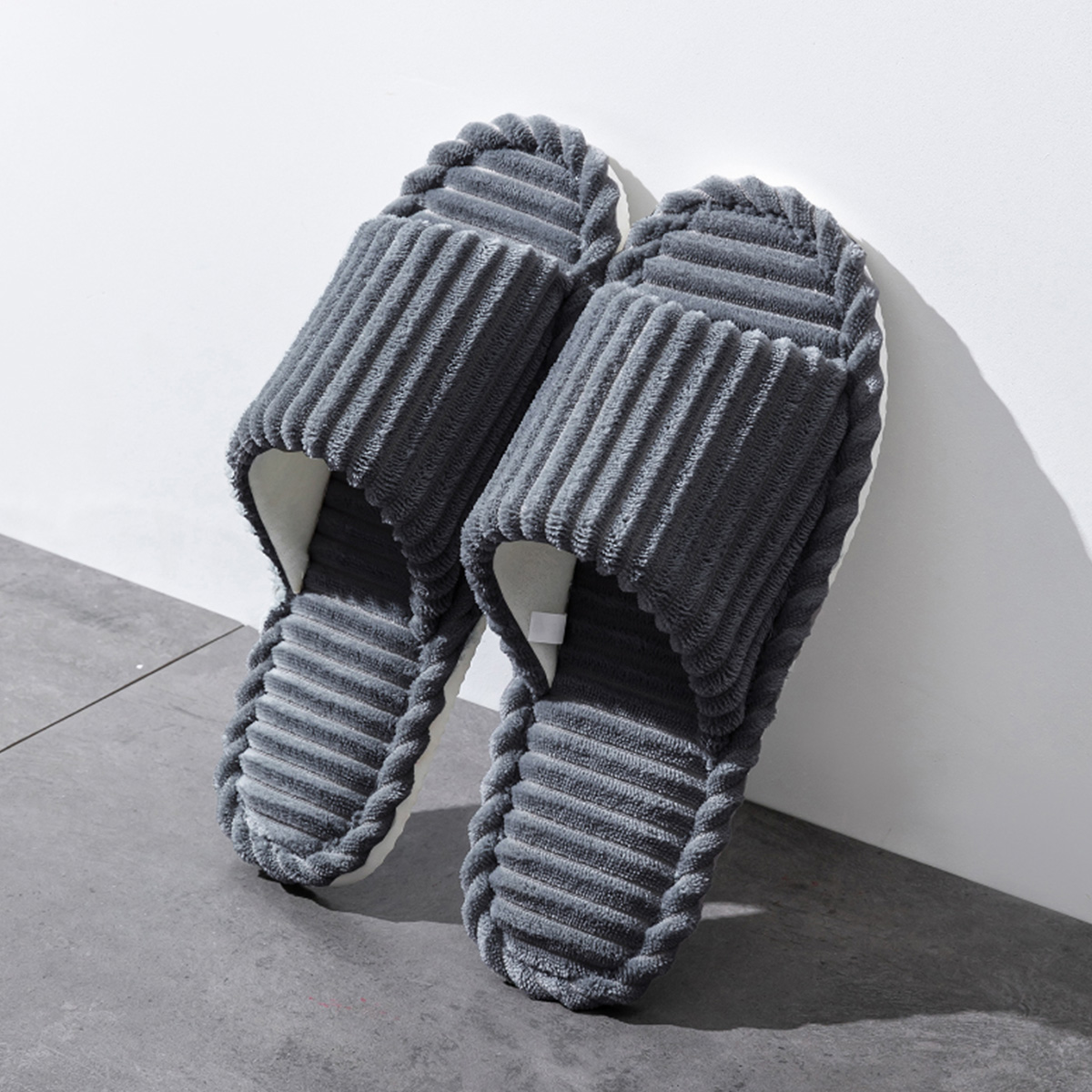Open-Toe Breathable House Slip - Sewing Cotton avaliação e preço