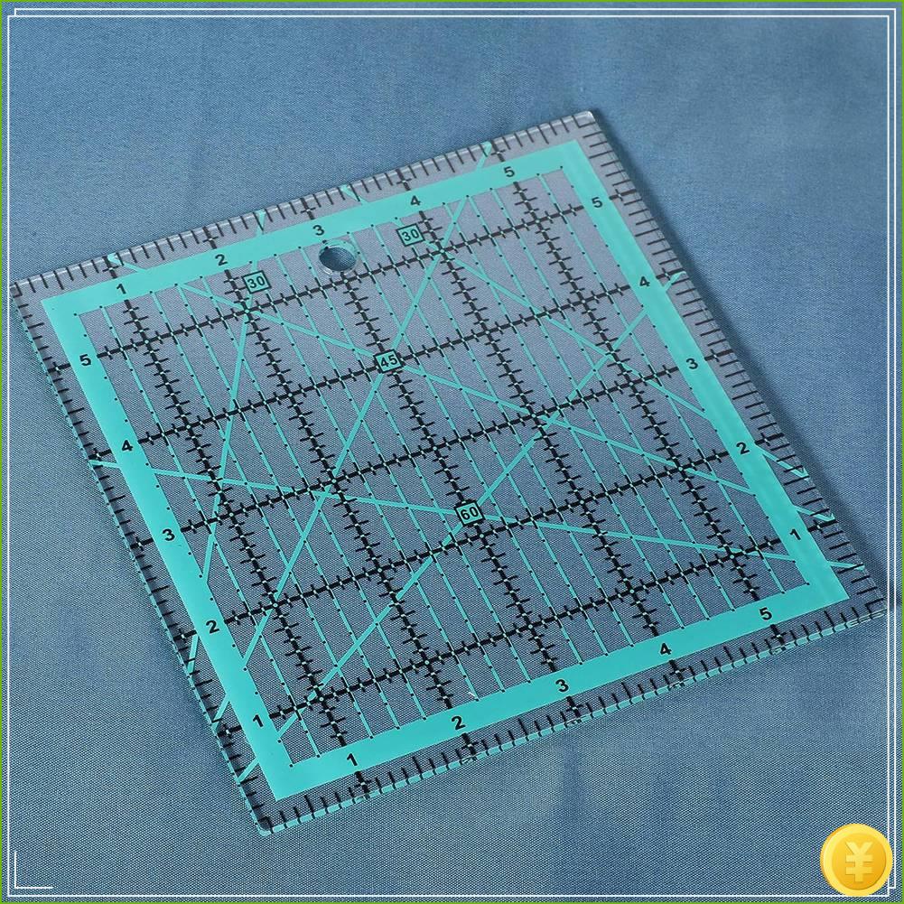 6 Piece Quilting Ruler Ironing - Quilting Ruler Square avaliação e preço