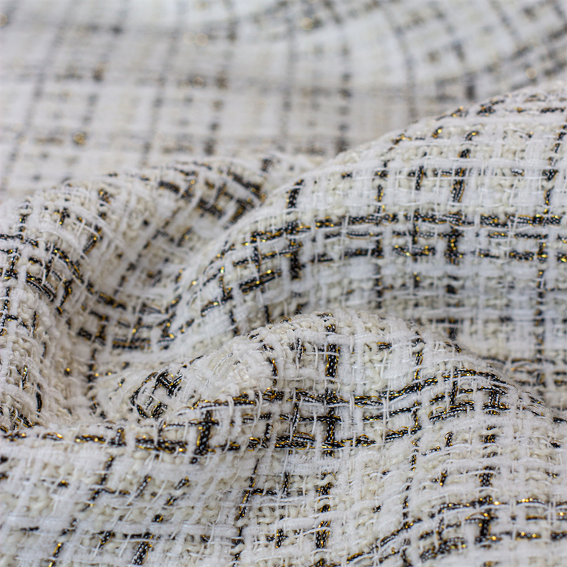 New Tweed Woolen Fabric Autumn - Textile And Sewing Materials avaliação e preço