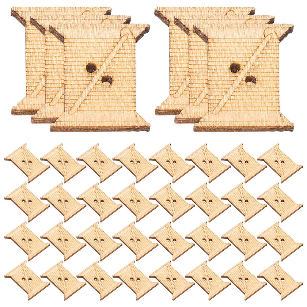 100Pcs Wooden Embroidery Floss - Embroidery Floss Thread avaliação e preço
