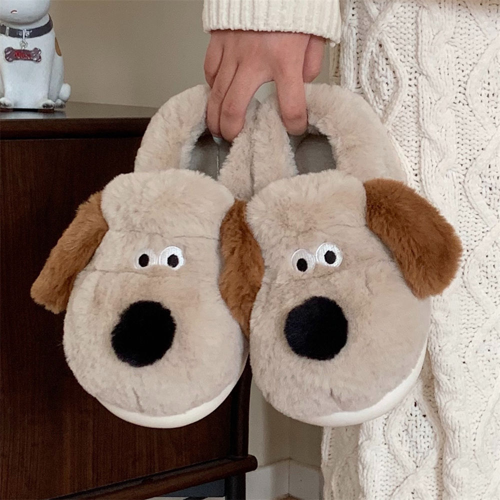 Size36-45 Hug Dog Slippers Gir - Sewing Cotton avaliação e preço