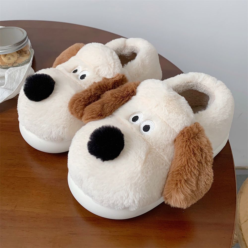 Size36-45 Hug Dog Slippers Gir - Sewing Cotton avaliação e preço