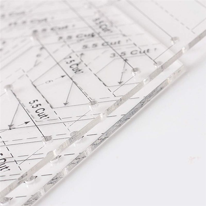 A25F-4Pcs Quilting Ruler Set,  - Quilting Ruler Square avaliação e preço