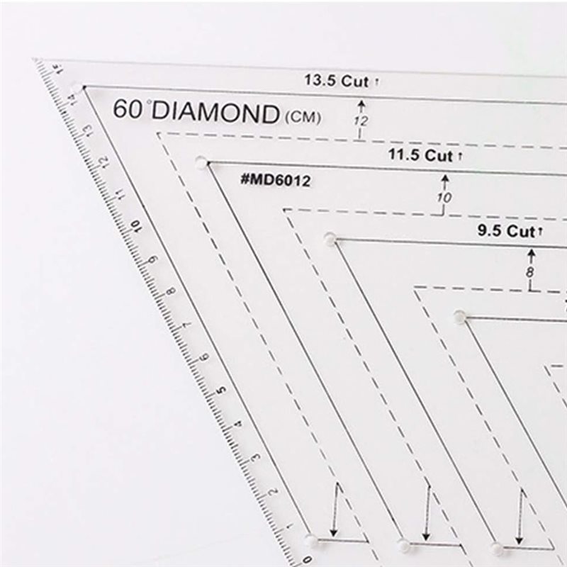 A25F-4Pcs Quilting Ruler Set,  - Quilting Ruler Square avaliação e preço