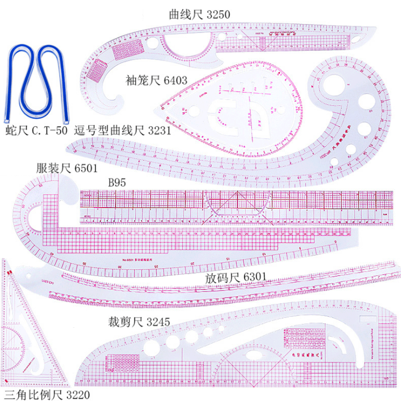 5/6/9pcs Set Tailor Measuring  - Quilting Ruler Square avaliação e preço