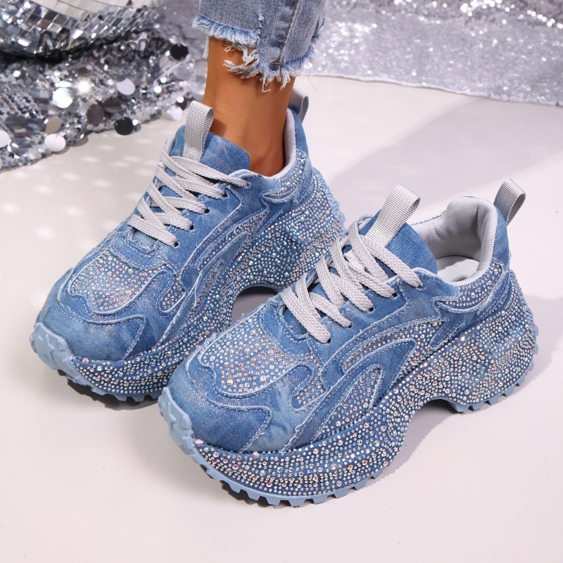 Fashion Rhinestone Women's Chu - Sewing Garment avaliação e preço