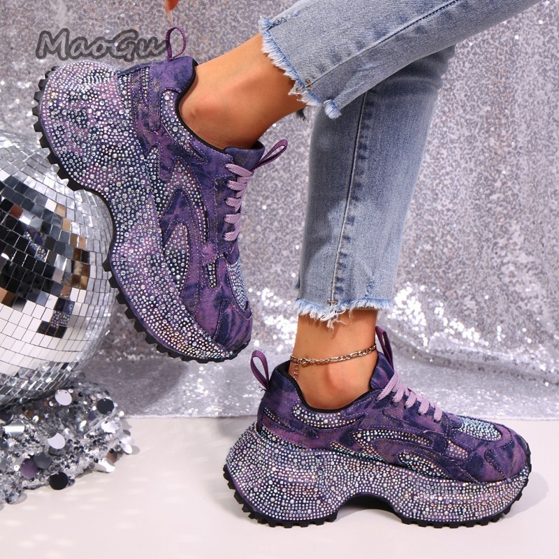 Fashion Rhinestone Women's Chu - Sewing Garment avaliação e preço