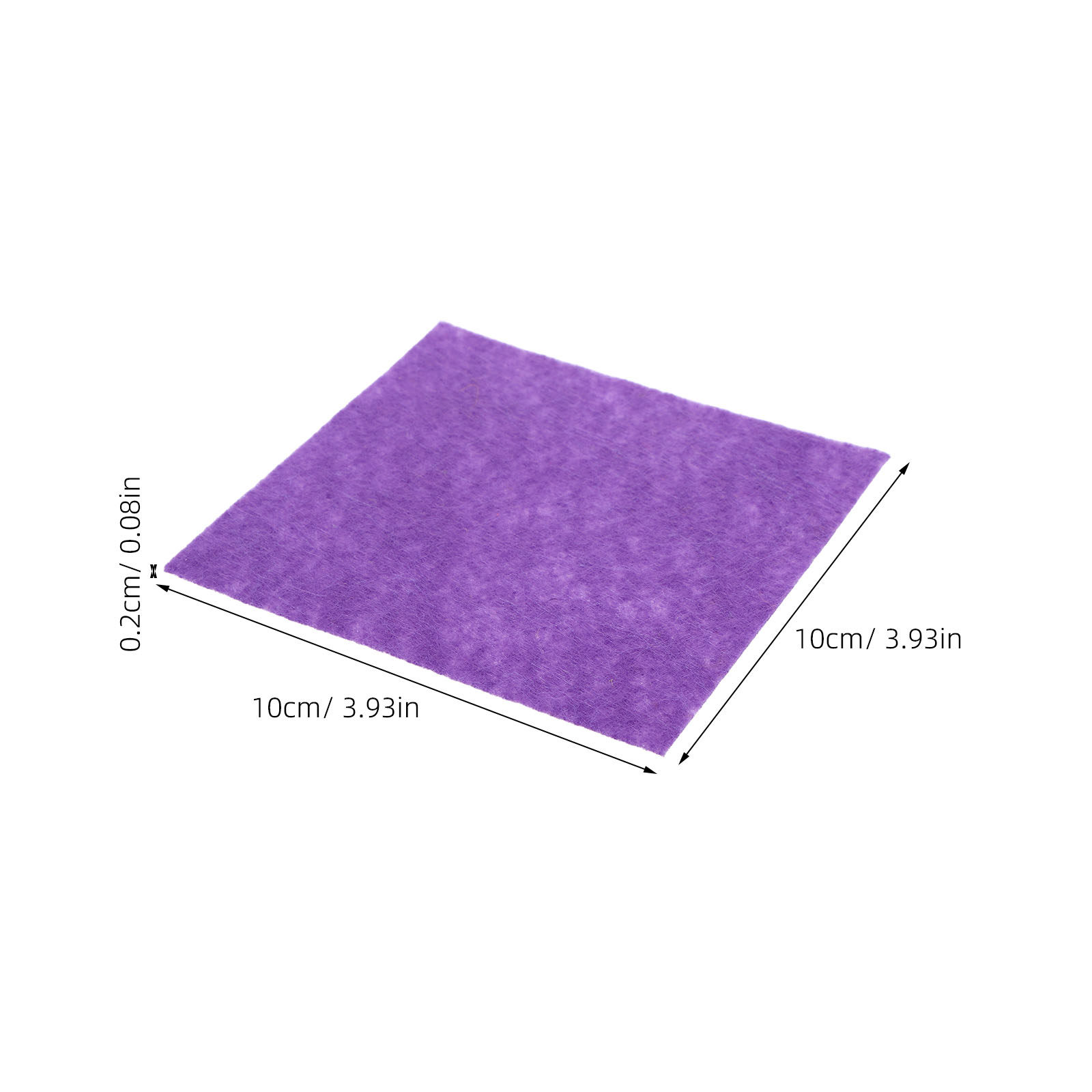 120Pcs Craft Felt Squares 10x1 - Is Sewing Textile Art avaliação e preço