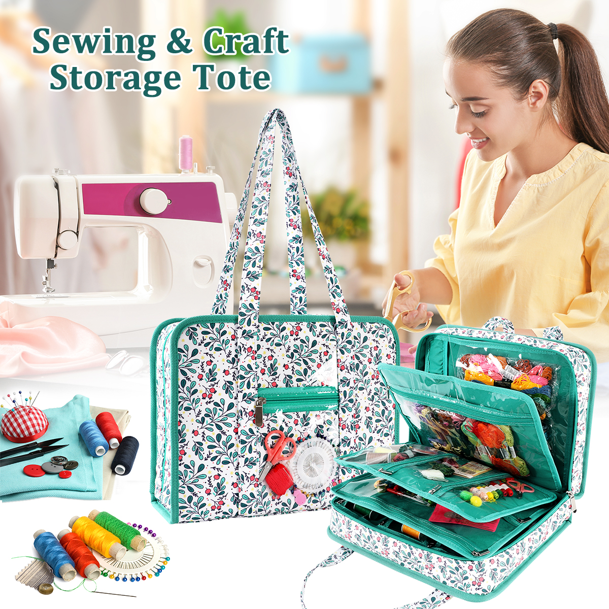 Embroidery Tools Kit Storage B - Textile Sewing Kit avaliação e preço
