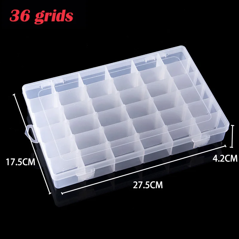 6/24/36 Grids Plastic Storage  - Embroidery Floss Thread avaliação e preço