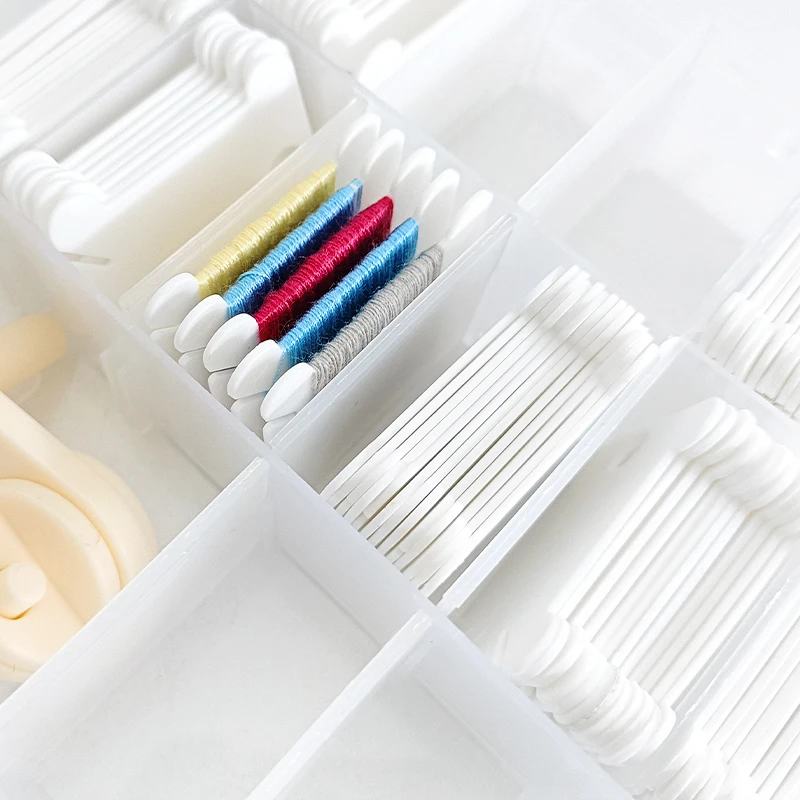 6/24/36 Grids Plastic Storage  - Embroidery Floss Thread avaliação e preço