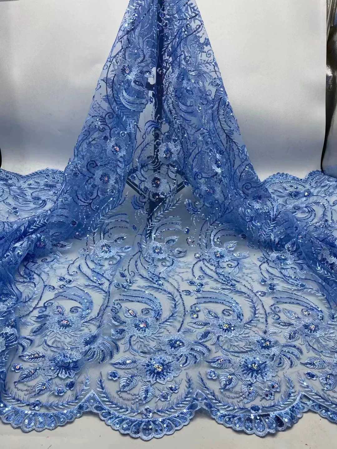5yard soft lace Fabric Multi c - Sewing Embroidery Fabric avaliação e preço