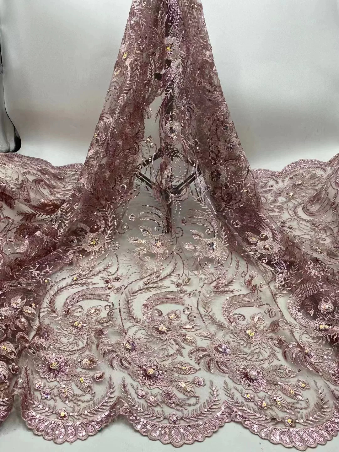 5yard soft lace Fabric Multi c - Sewing Embroidery Fabric avaliação e preço