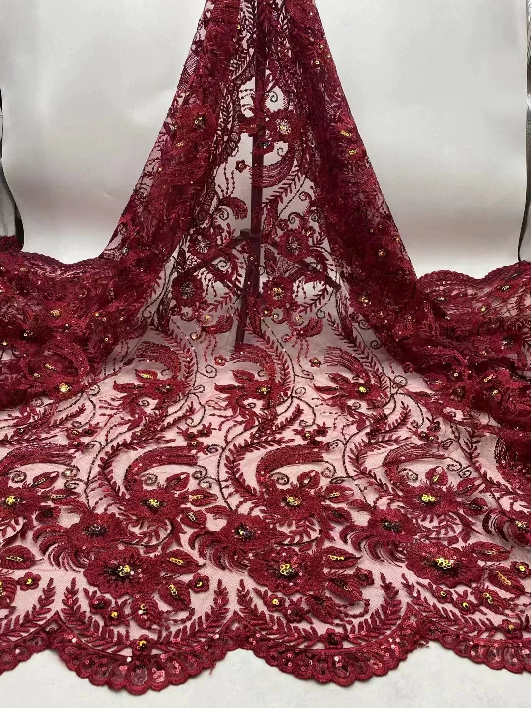 5yard soft lace Fabric Multi c - Sewing Embroidery Fabric avaliação e preço