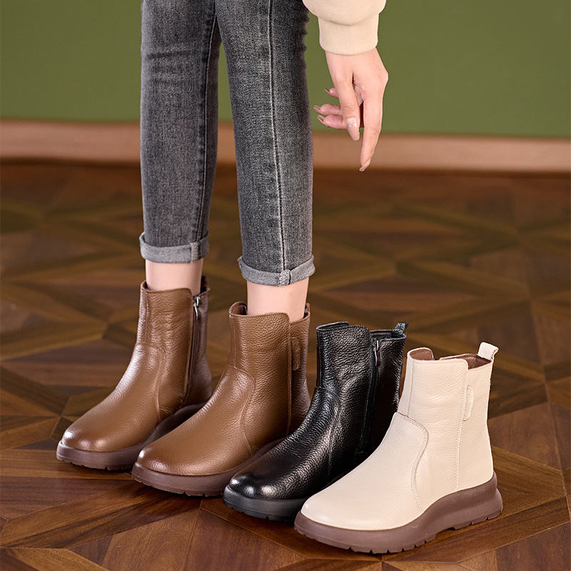 Top layer cowhide 2025 autumn  - Sewing Nylon avaliação e preço