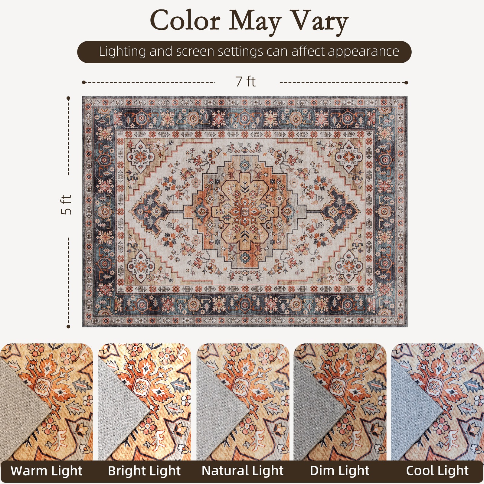 Area Rug 5x7, Machine Washable - Century Textile & Sewing Supply Hours avaliação e preço