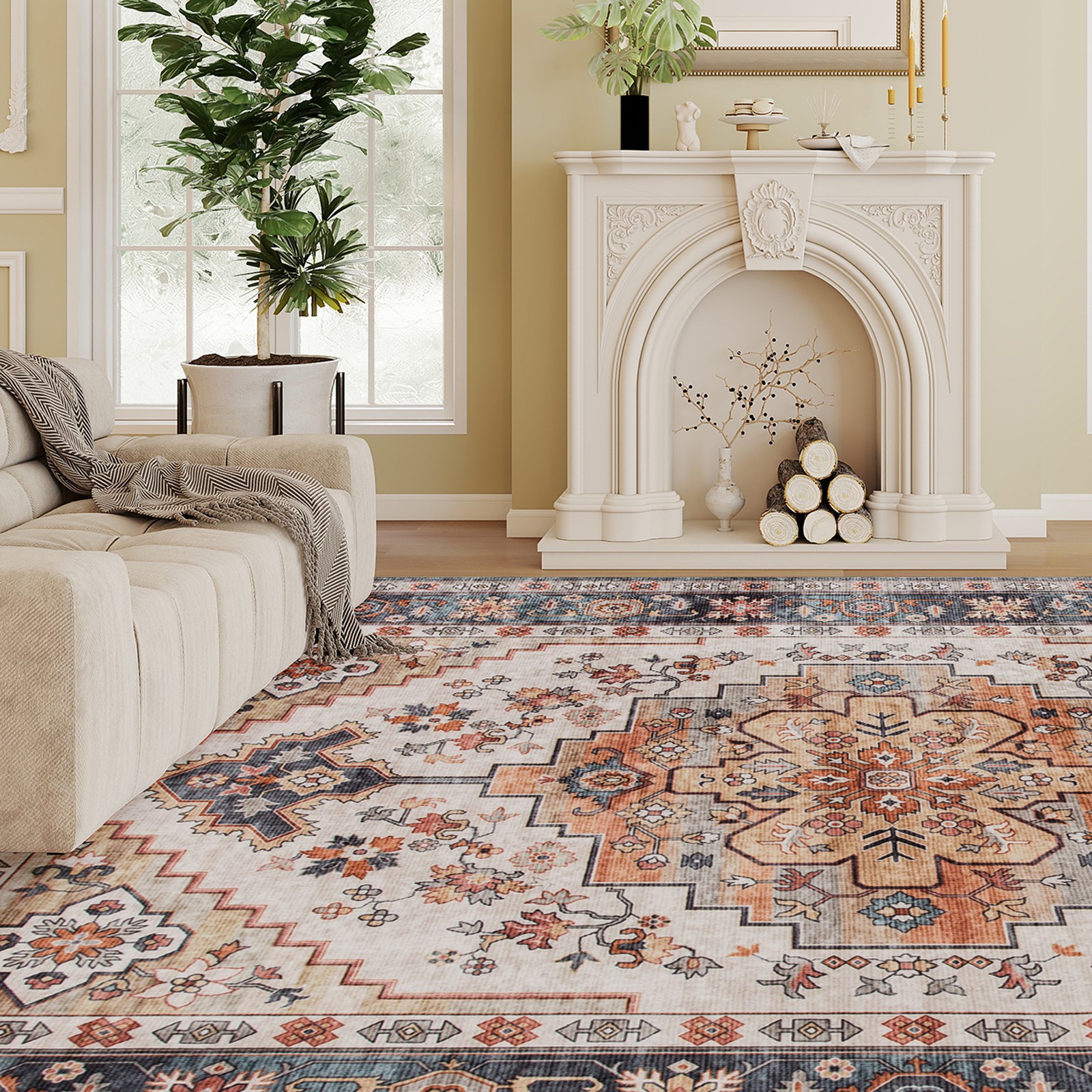 Area Rug 5x7, Machine Washable - Century Textile & Sewing Supply Hours avaliação e preço