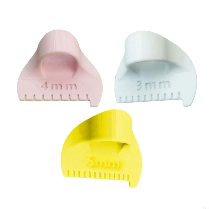 3Pcs Finger Quilting Ruler Pat - Quilting Ruler Square avaliação e preço