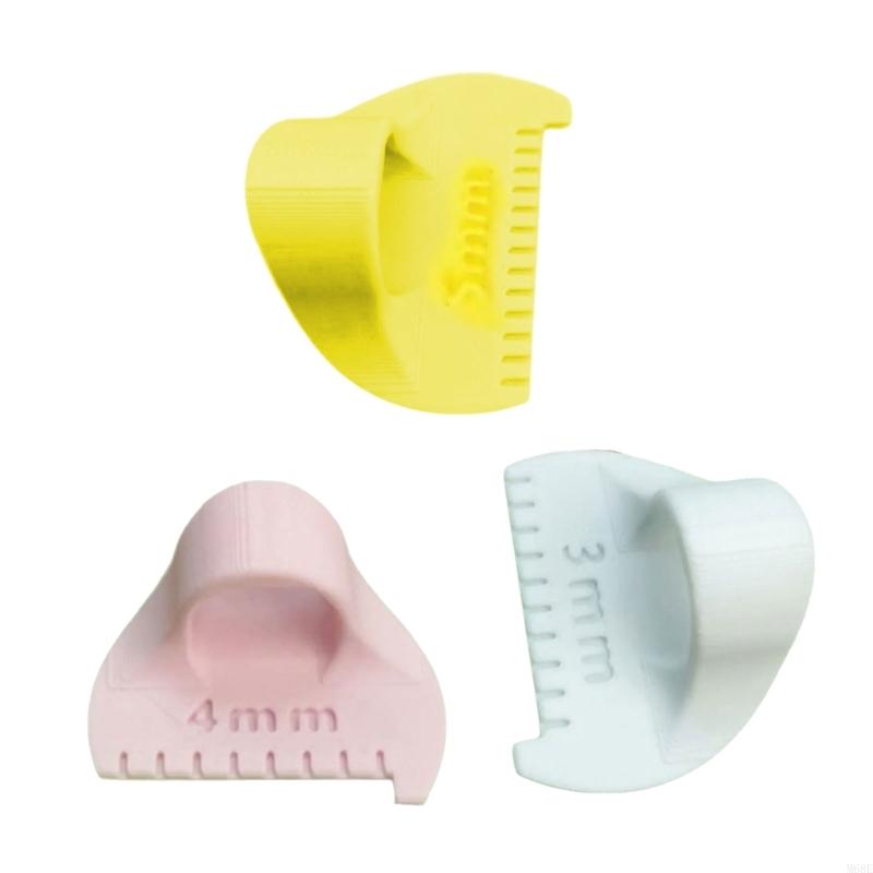 3Pcs Finger Quilting Ruler Pat - Quilting Ruler Square avaliação e preço