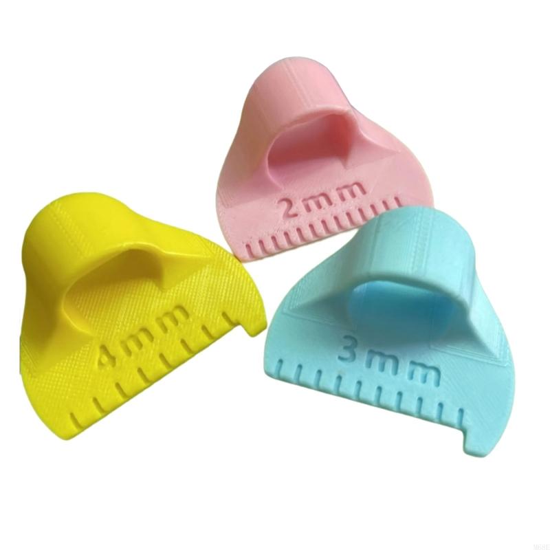 3Pcs Finger Quilting Ruler Pat - Quilting Ruler Square avaliação e preço