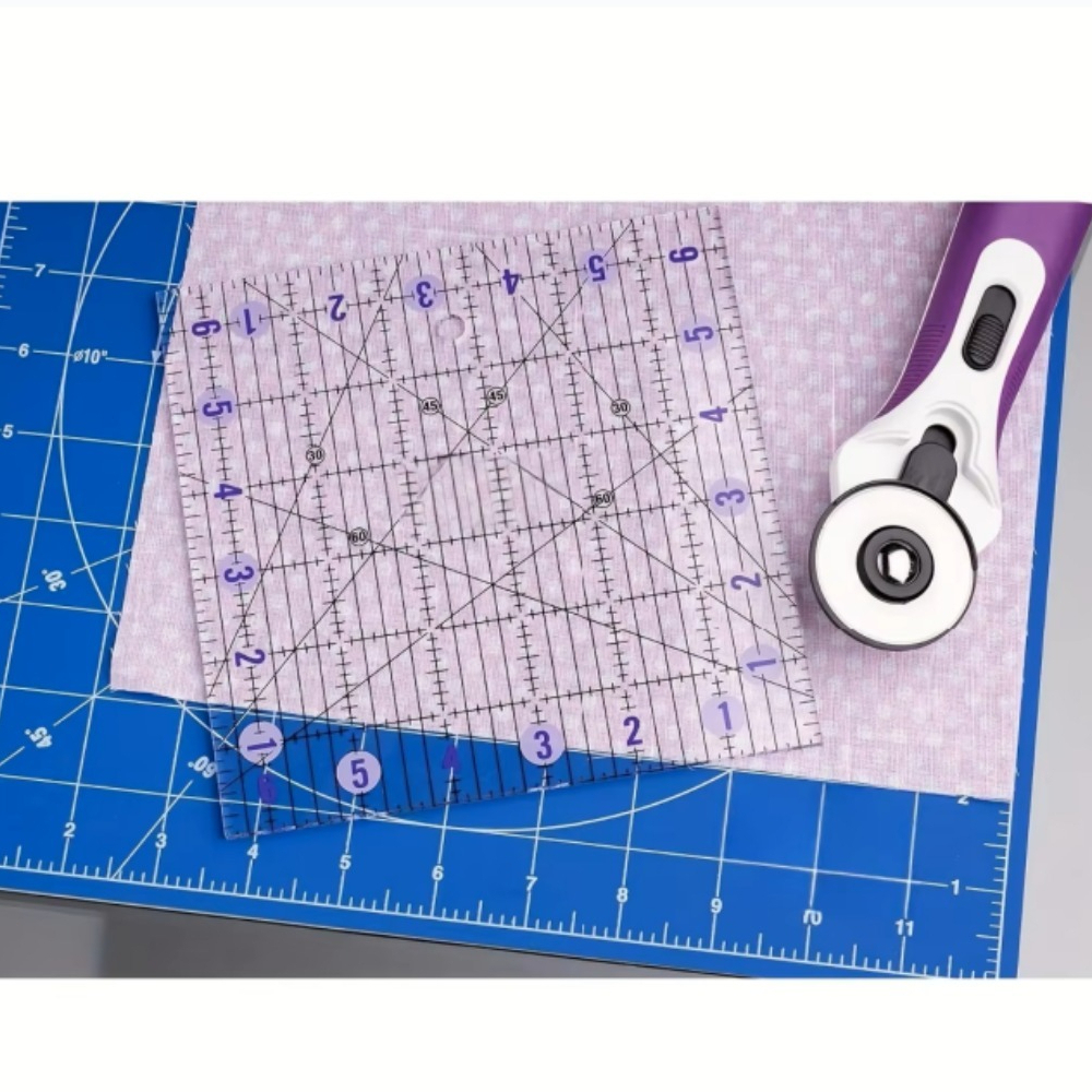 4pcs Square Acrylic Quilting R - Quilting Ruler Square avaliação e preço
