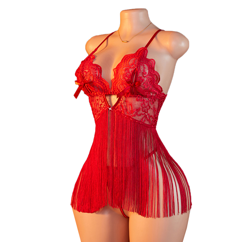 Transparent Lace Women Red Str - Sewing Nylon avaliação e preço