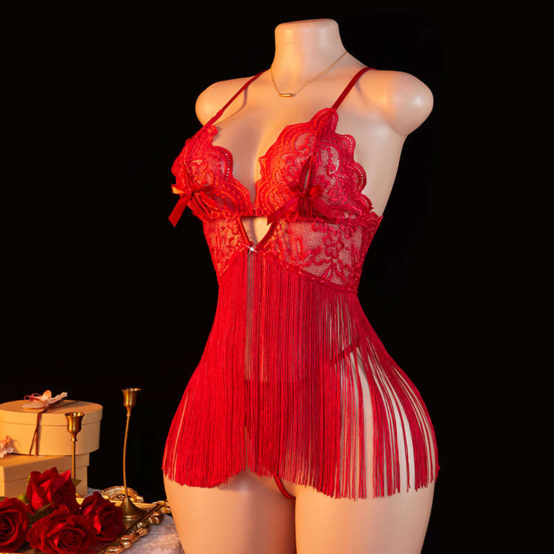 Transparent Lace Women Red Str - Sewing Nylon avaliação e preço