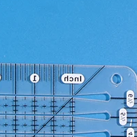 5 In 1 Quilt Cutting Ruler Acr - Quilting Ruler Square avaliação e preço