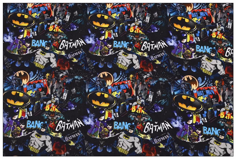 Batman Bandai Anime Design 100 - Textile And Sewing Materials avaliação e preço