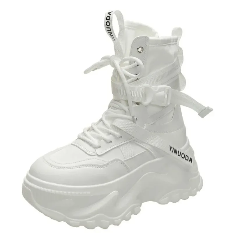 Fashion Women Chunky Platform  - Sewing Nylon avaliação e preço