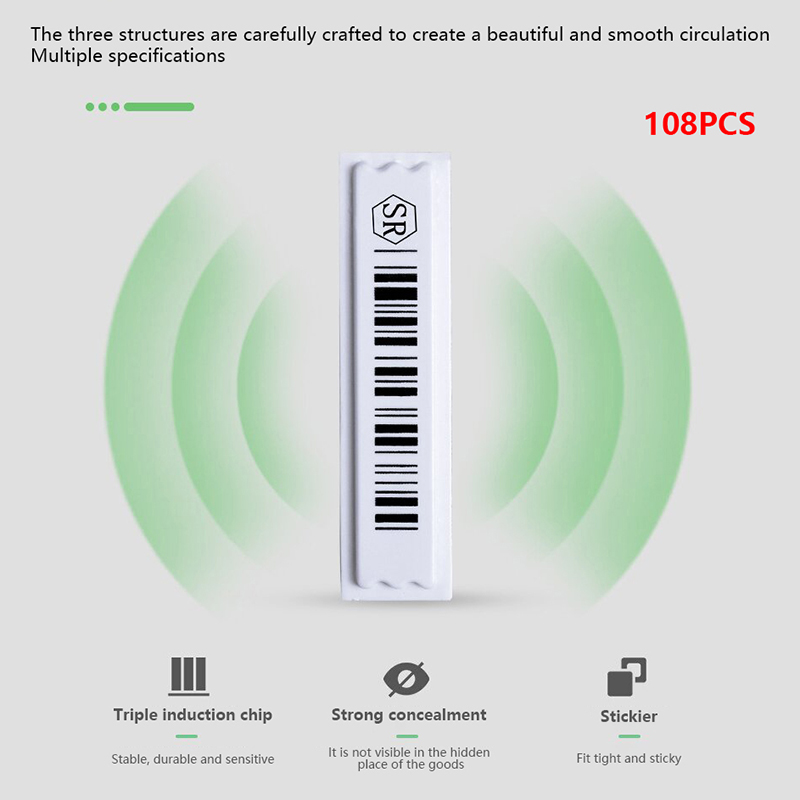 108Pcs Acoustomagnetic Anti-th - Sewing Label avaliação e preço