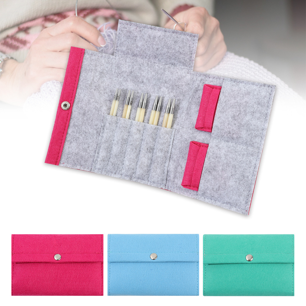 Circular Crochet Hooks Storage - Textile Sewing Kit avaliação e preço