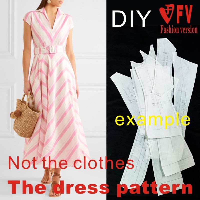 Women's clothing pattern V-Nec - Textile Sewing Patterns avaliação e preço