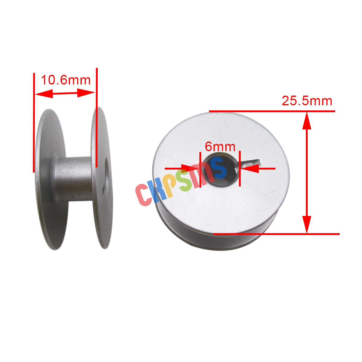 #18034AS Aluminum Large Bobbin - Industrial Textile Sewing Machine avaliação e preço