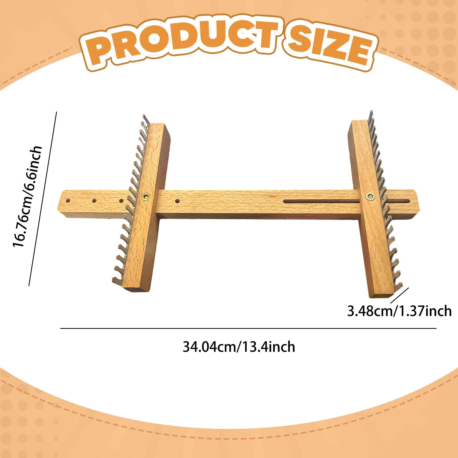 Adjustable Wooden Loom Weaving - Is Sewing Textile Art avaliação e preço