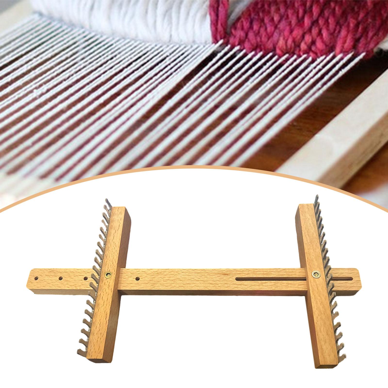 Adjustable Wooden Loom Weaving - Is Sewing Textile Art avaliação e preço