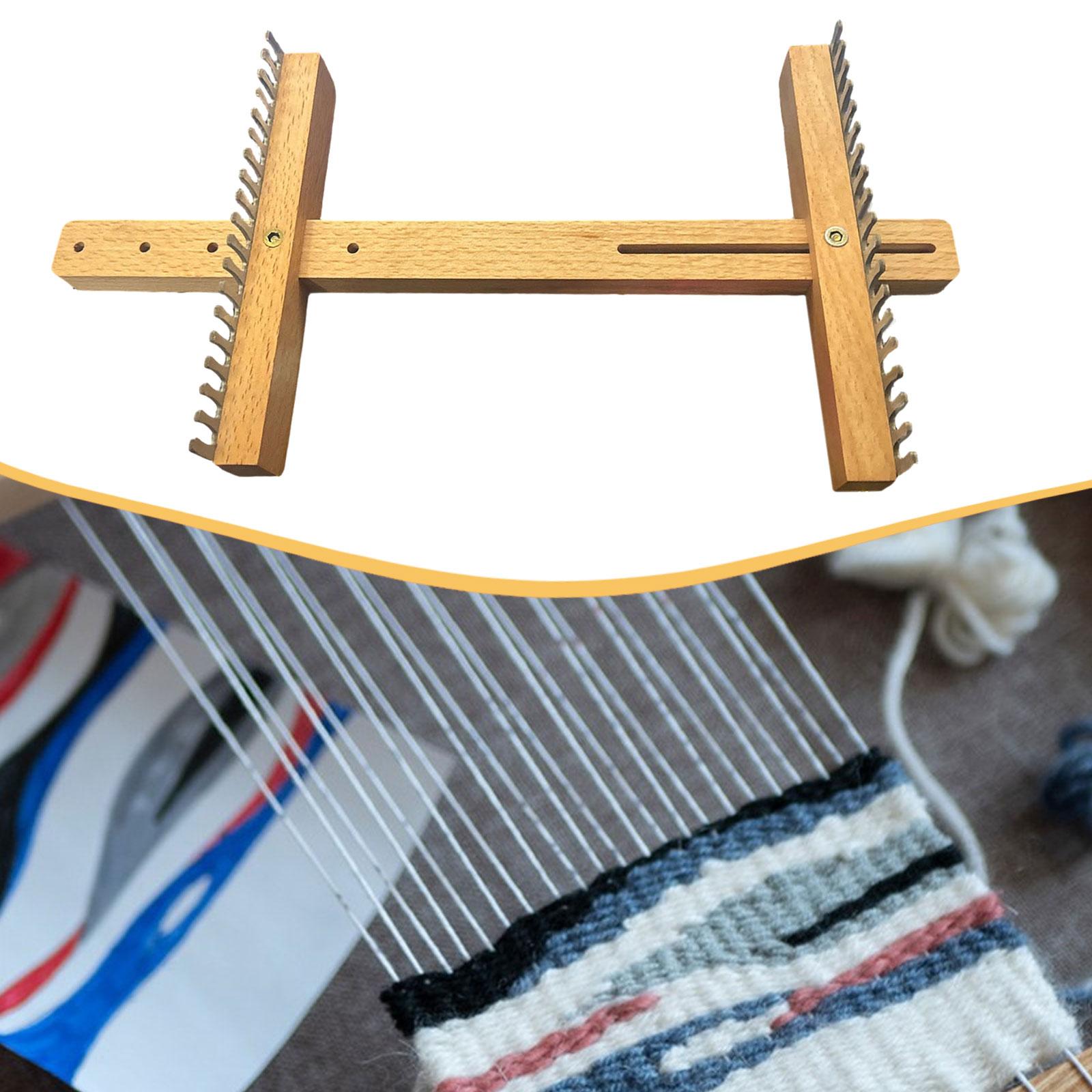 Adjustable Wooden Loom Weaving - Is Sewing Textile Art avaliação e preço