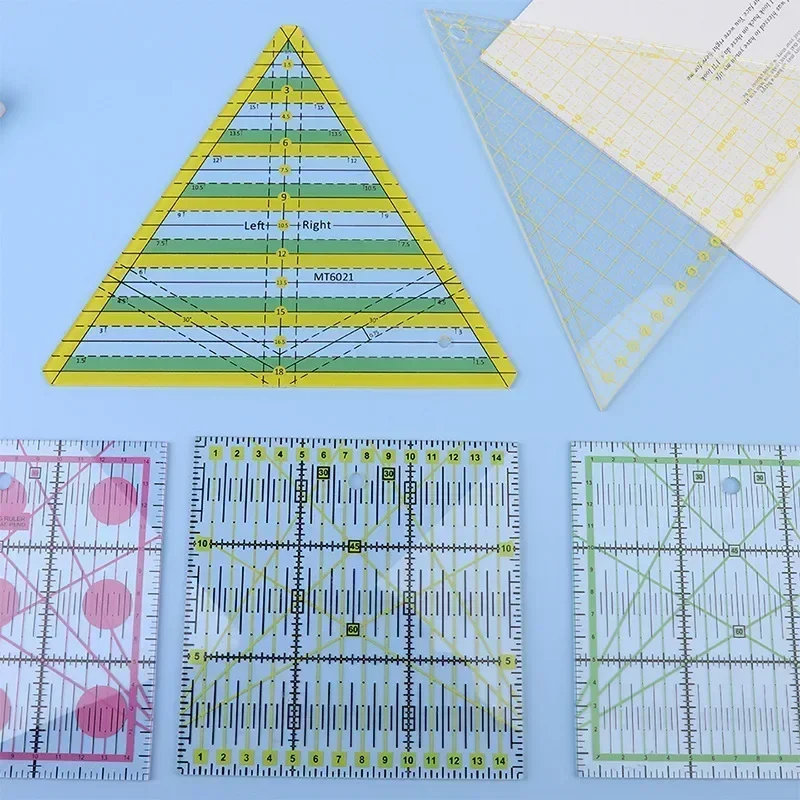 1/2pcs 15cm Quilting Patchwork - Quilting Ruler Square avaliação e preço