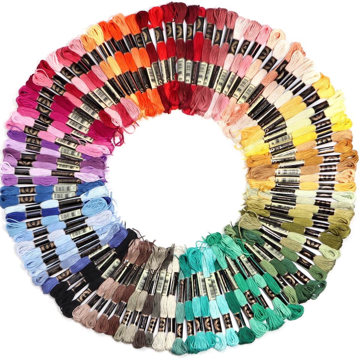 6Pcs/Lot Multicolor Polyester  - Sewing Necessities avaliação e preço