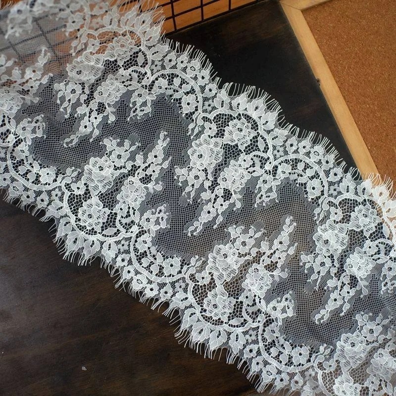 3M， High Quality Eyelash Lace  - Sewing Embroidery Fabric avaliação e preço