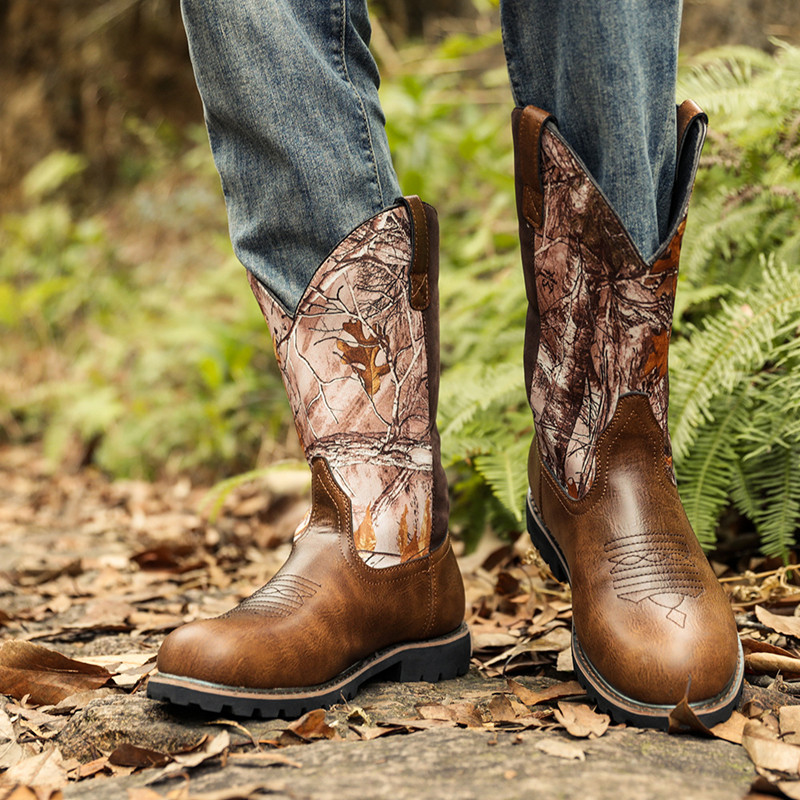 Men's Boots Classic Handmade E - Sewing Embroidery Fabric avaliação e preço