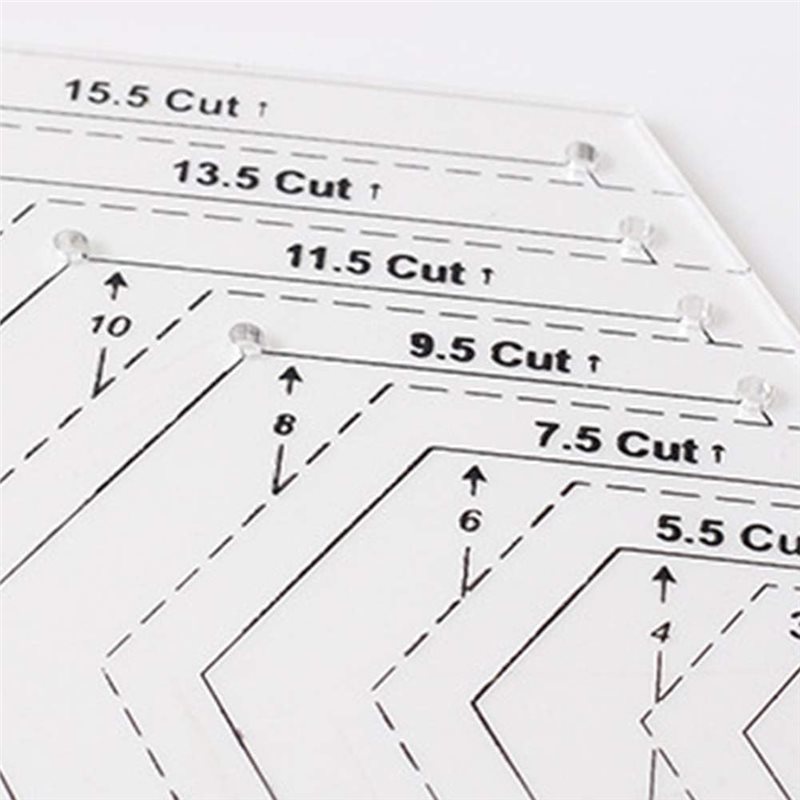 Quilting Ruler Set Of 4 Pieces - Quilting Ruler Square avaliação e preço